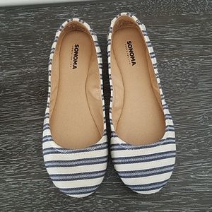 Sonoma Striped Flats